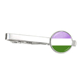 Genderqueer Pride Tie Clip